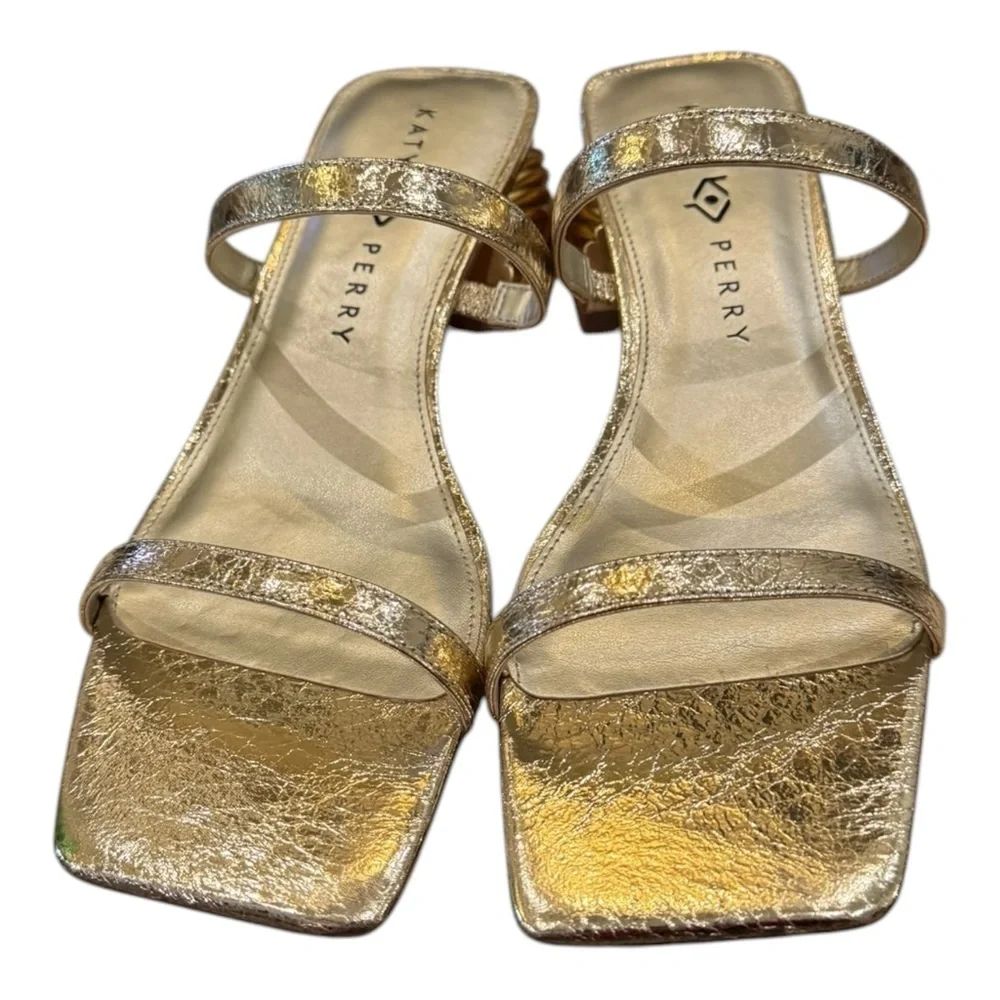 Katy Perry Collections The Framing Gold Women's Slide Sandals 9 — image 4 of 6